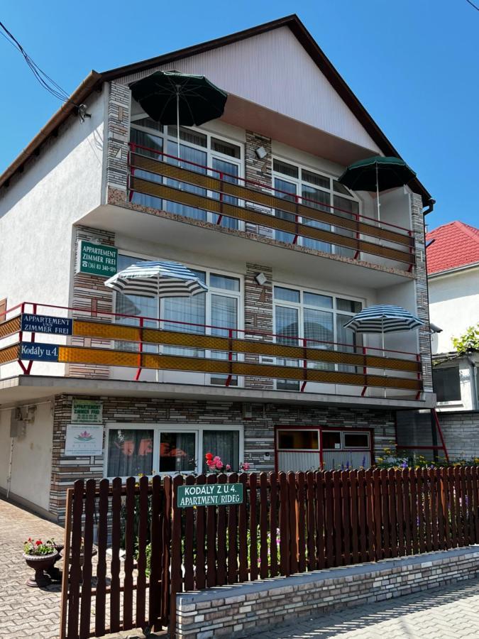 Apartment Pension Rideg Hévíz المظهر الخارجي الصورة
